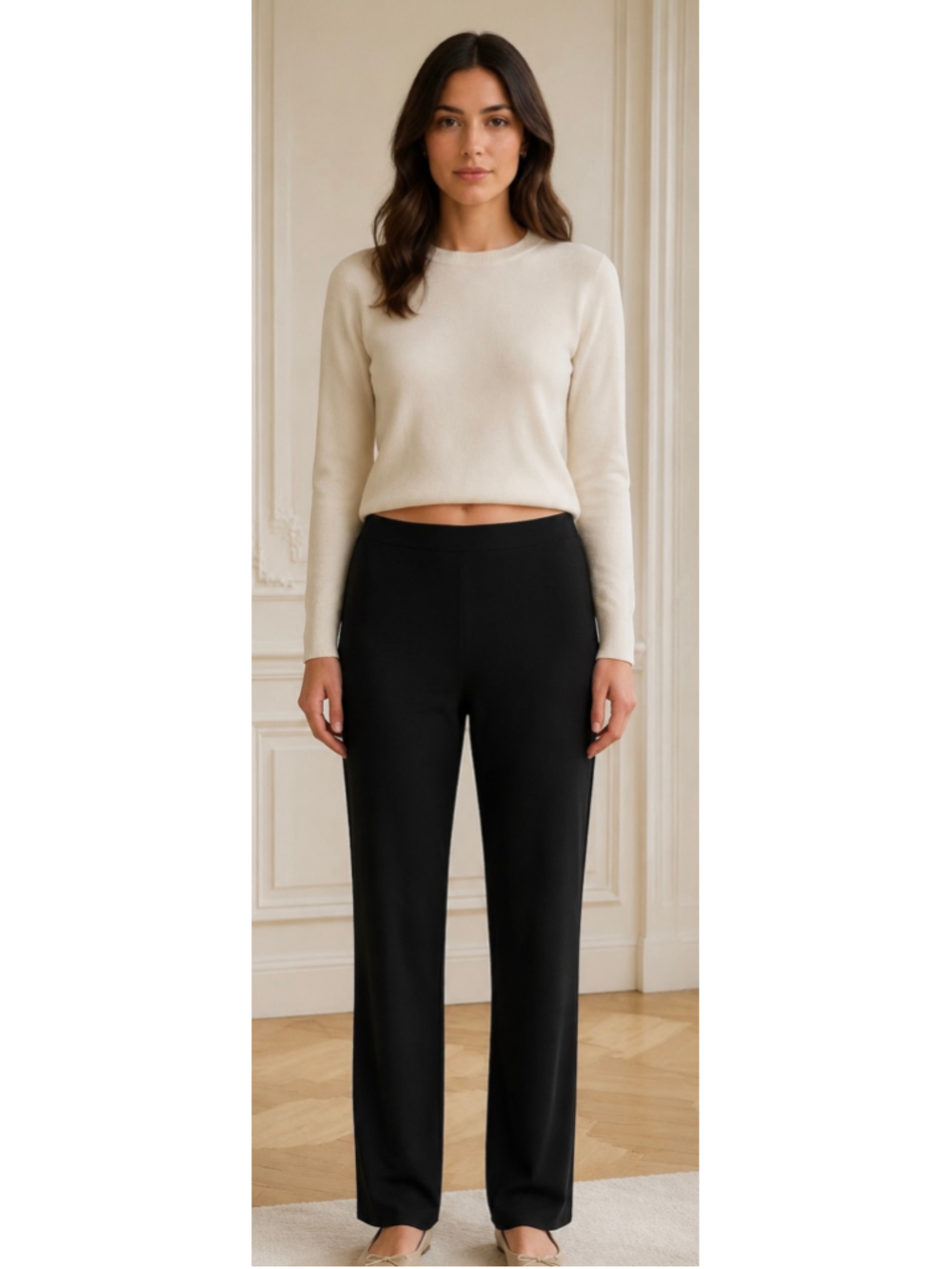 Women's La Perla Black Lounge Pants Size 8 New w Tags Minimalist